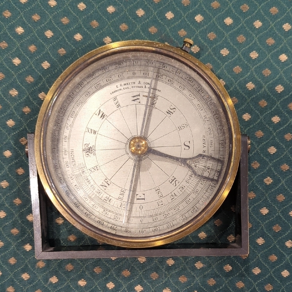 Brass Compass And Clinometer